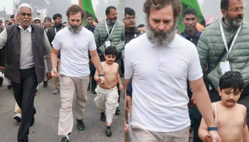 Rahul Gandhi explains why he just wears a T-shirt even during extremely cold weather.