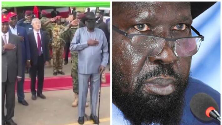 sudan president pees during public event journalists who spread the video were arrested sudan president pees during public event journalists who spread the video were arrested