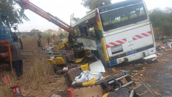 senegal bus accident...40 people killed and 87 injured senegal bus accident...40 people killed and 87 injured