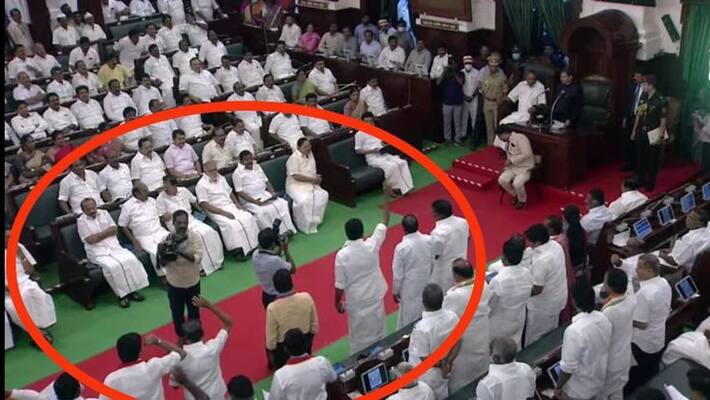 DMK alliance parties walk out of Legislative Assembly in protest against Governor RN Ravi DMK alliance parties walk out of Legislative Assembly in protest against Governor RN Ravi