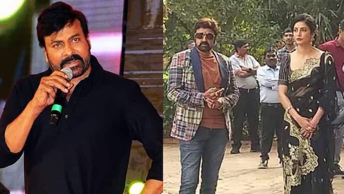 chiranjeevi comments on shruti haasan left many doubts in waltair veerayya pre release event chiranjeevi comments on shruti haasan left many doubts in waltair veerayya pre release event