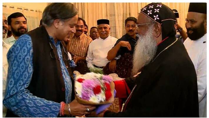 baselios marthoma mathews meet Shashi Tharoor baselios marthoma mathews meet Shashi Tharoor