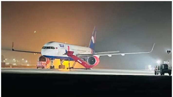 Chartered flight from Moscow to Goa make emergency landing at Jamnagar due to fake bomb threat Chartered flight from Moscow to Goa make emergency landing at Jamnagar due to fake bomb threat