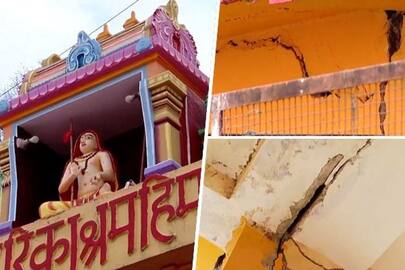 Joshimath 'Sinking': Massive cracks threaten Shankaracharya's Jyotirmath