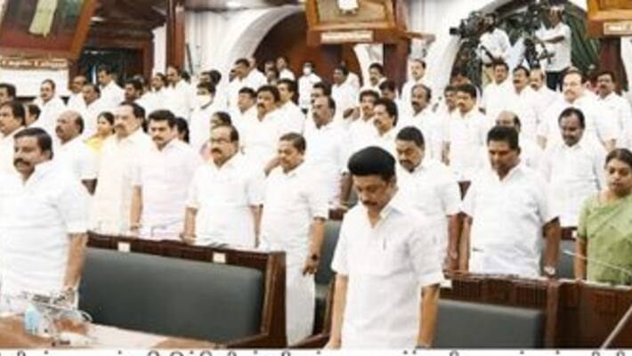 The Tamil Nadu Assembly meeting was adjourned to mourn the death of the MLA The Tamil Nadu Assembly meeting was adjourned to mourn the death of the MLA