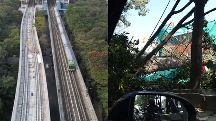 three member family injured as bengaluru metros pillar collapsed three member family injured as bengaluru metros pillar collapsed