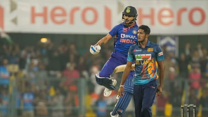 INDvsSL 3rd ODI: Virat Kohli Smashes 46th ODI Hundred INDvsSL 3rd ODI: Virat Kohli Smashes 46th ODI Hundred