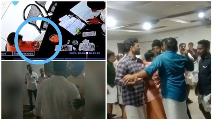 clash during BJP meeting over money collection in kozhikode clash during BJP meeting over money collection in kozhikode