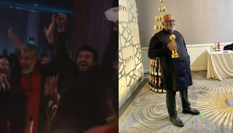 Rajamouli RRR movie Naatu Naatu song wins golden globe award for best song