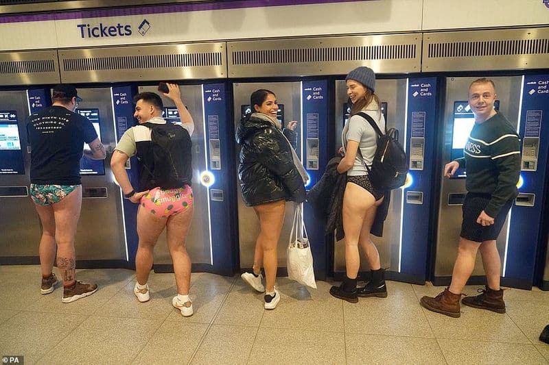 Londoners are ditching their pants for this bizarre tradition