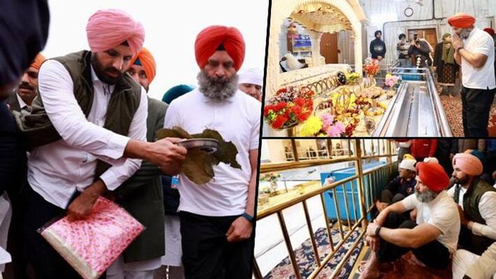 Bharat Jodo Yatra: Ahead of Punjab leg, Rahul Gandhi pays obeisance at Fatehgarh Sahib gurdwara AJR Bharat Jodo Yatra: Ahead of Punjab leg, Rahul Gandhi pays obeisance at Fatehgarh Sahib gurdwara AJR