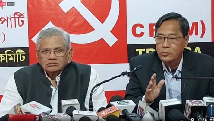 Sitaram Yechuri on Tripura Assembly election CPIM Alliance Sitaram Yechuri on Tripura Assembly election CPIM Alliance