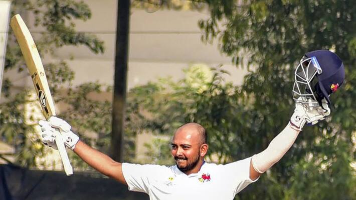 Ranji Trophy: Prithvi Shaw responds to missing out on 400 vs Assam Ranji Trophy: Prithvi Shaw responds to missing out on 400 vs Assam