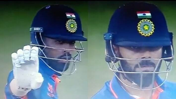 India vs Sri Lanka: Watch Virat Kohli gives death stare after Hardik Pandya India vs Sri Lanka: Watch Virat Kohli gives death stare after Hardik Pandya