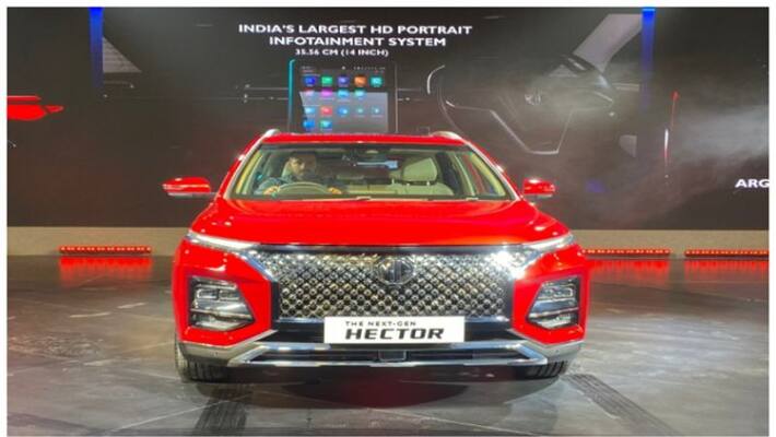 2023 MG Hector Plus SUV Revealed At Delhi Auto Expo 2023 2023 MG Hector Plus SUV Revealed At Delhi Auto Expo 2023