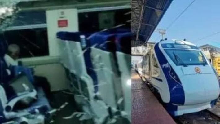 Three persons arrested for pelting stones at vande bharat express in Visakhapatnam Three persons arrested for pelting stones at vande bharat express in Visakhapatnam