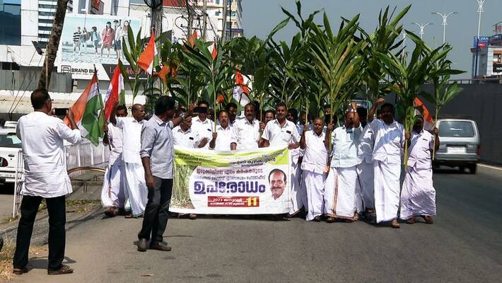 cardamom farmers protest in Kochi cardamom farmers protest in Kochi