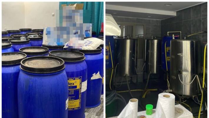 Youth arrested in Kuwait as a liquor factory in Wafra busted by security forces Youth arrested in Kuwait as a liquor factory in Wafra busted by security forces