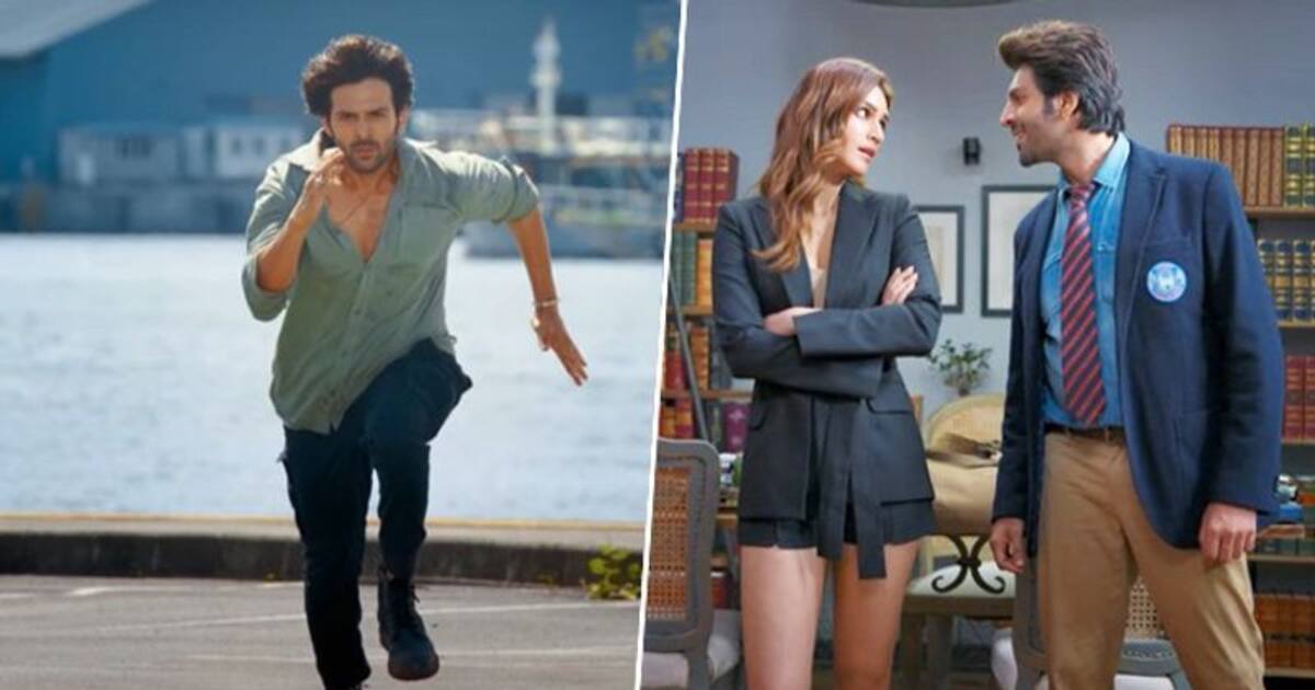 Shehzada Trailer Out Kartik Aaryan Impresses As Action Hero Kriti Sanon Stuns In Allu Arjun 5591