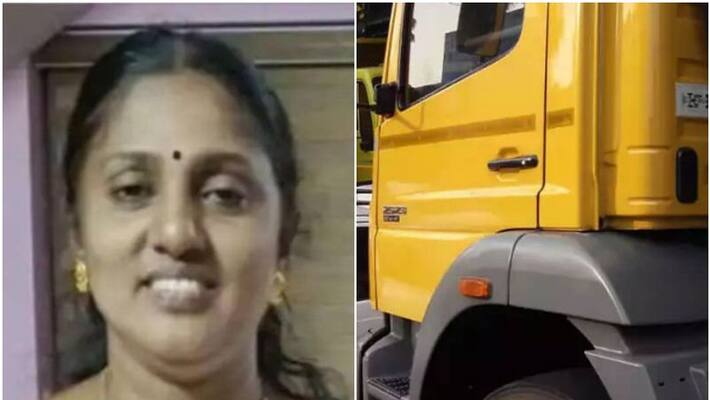 bank employee dies in torus lorry accident at alappuzha bank employee dies in torus lorry accident at alappuzha