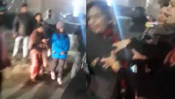women fighting for stray dog in Ghaziabad Apartment Complex in Uttar Pradesh akb women fighting for stray dog in Ghaziabad Apartment Complex in Uttar Pradesh akb
