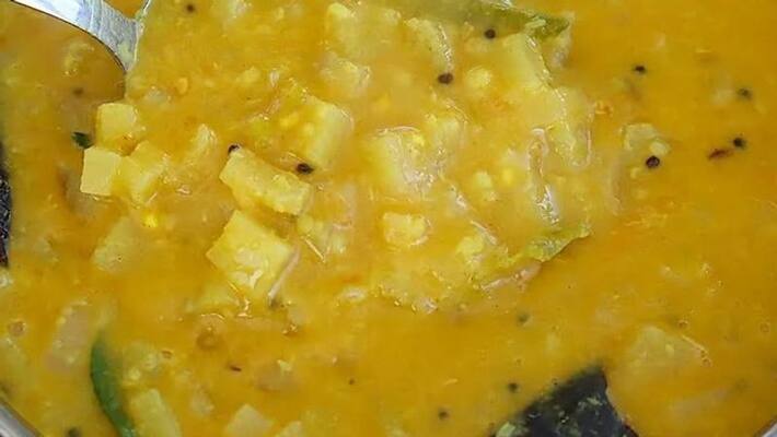 How to make Banana Stem Dal in Tamil How to make Banana Stem Dal in Tamil