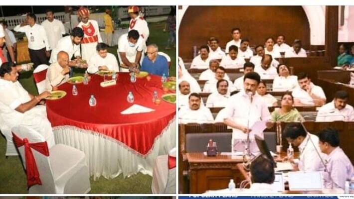 OPS and EPS ignored Chief Minister reply in Tamil Nadu Legislative Assembly OPS and EPS ignored Chief Minister reply in Tamil Nadu Legislative Assembly