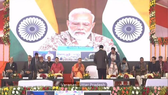pm narendra modi flags off mv ganga vilas cruise in varanasi ash pm narendra modi flags off mv ganga vilas cruise in varanasi ash