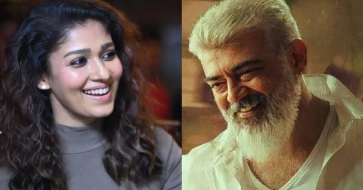 அஜித் ரசிகர்களுடன் சேர்ந்து துணிவு படம் பார்த்த நயன்தாரா - வைரலாகும் போட்டோ