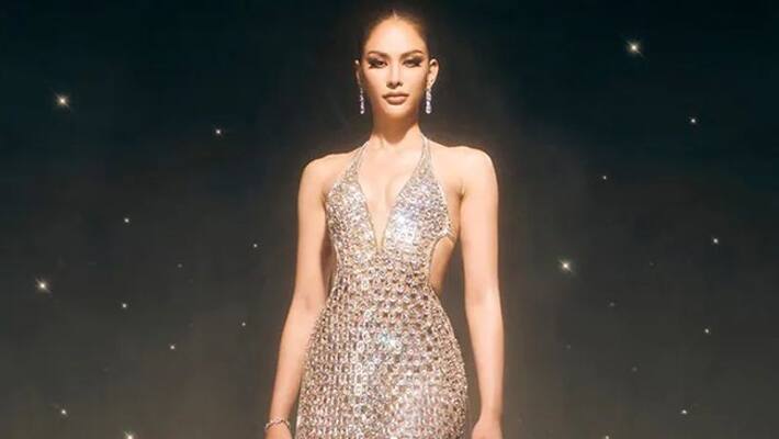 miss thailand 2022 annas shimmering gown is made of waste materials miss thailand 2022 annas shimmering gown is made of waste materials