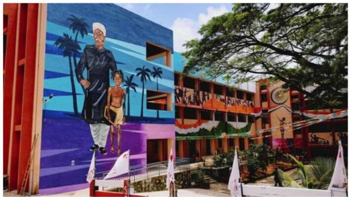 The mural has made it to the India Book of Records The mural has made it to the India Book of Records