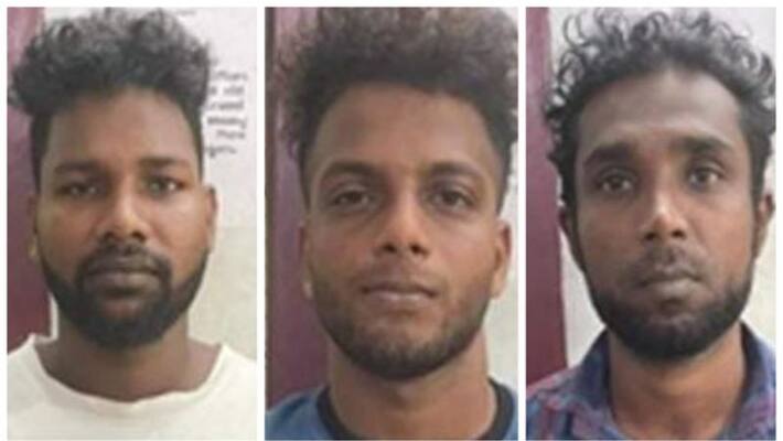An attempt to break the necklace at various places three suspects arrested An attempt to break the necklace at various places three suspects arrested