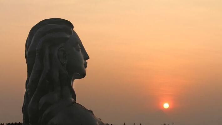112 feet adiyogi statue will be unveiled by vice president at chikkaballapura near bengaluru 112 feet adiyogi statue will be unveiled by vice president at chikkaballapura near bengaluru