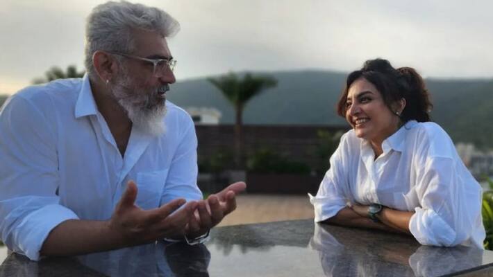 actress Manju Warrier shares candid photos with Ajith Kumar actress Manju Warrier shares candid photos with Ajith Kumar