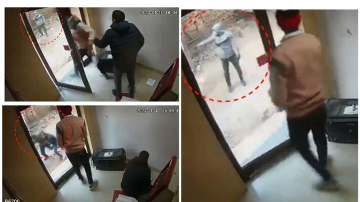 cctv video of ATM robbery and security guard killed cctv video of ATM robbery and security guard killed