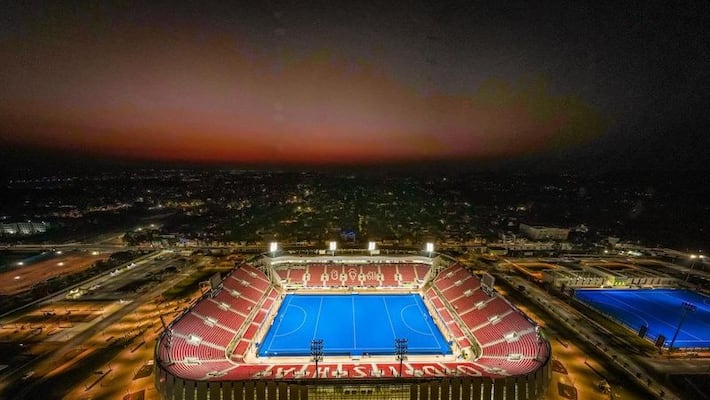 Hockey World Cup 2023 fever grips Rourkela; Birsa Munda Stadium hosts first international match-ayh Hockey World Cup 2023 fever grips Rourkela; Birsa Munda Stadium hosts first international match-ayh