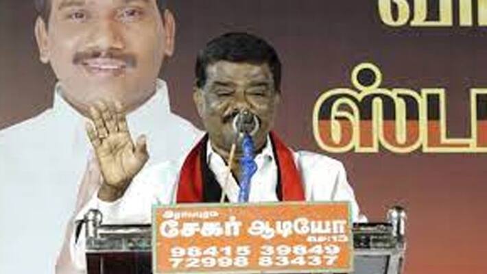 Speaking against the governor Shivaji Krishnamurthy removed from dmk party Speaking against the governor Shivaji Krishnamurthy removed from dmk party
