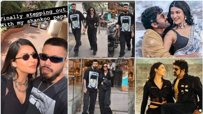 Shruti Haasan skips movie Promotions and She Goes Out With boy Friend sgk Shruti Haasan skips movie Promotions and She Goes Out With boy Friend sgk