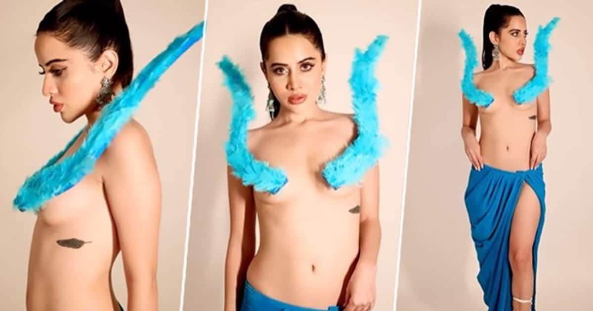 Urfi Javed HOT Video: Actress stuns fans with a new video; barely covers  her breasts with wings - SEE PICS