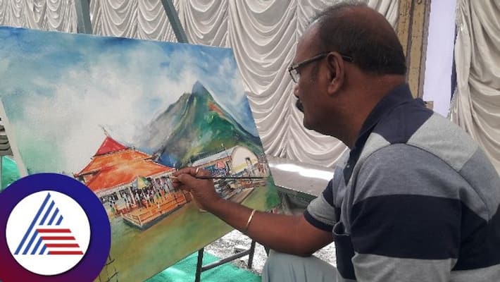 Chikkamagaluru festival art Exhibition and camp gow Chikkamagaluru festival art Exhibition and camp gow