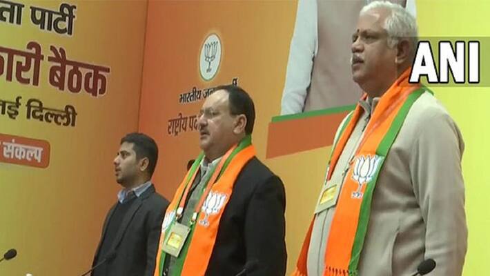 BJP's National executive meeting begins in Delhi; JP Naada, all state general secretaries present BJP's National executive meeting begins in Delhi; JP Naada, all state general secretaries present