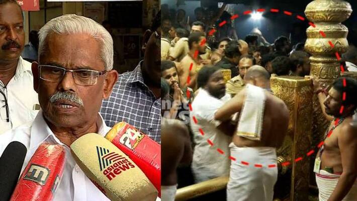 Ask explanation from Guard says Devaswom President Ask explanation from Guard says Devaswom President