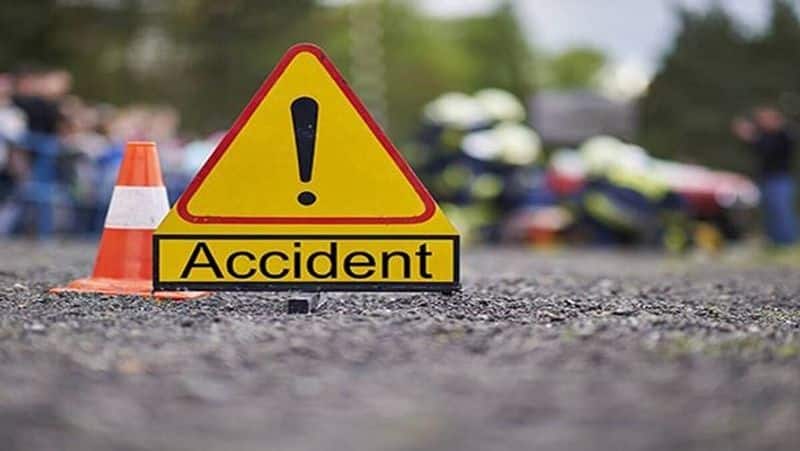 car collided with a two-wheeler.. Retired government official was killed..!