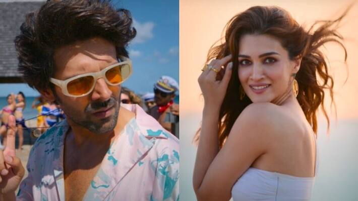 shehzada video song Kartik Aaryan Kriti Sanon Rohit Dhawan shehzada video song Kartik Aaryan Kriti Sanon Rohit Dhawan