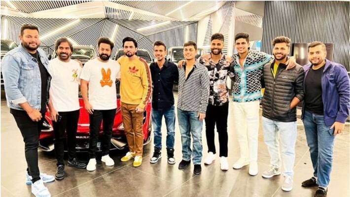 Ahead Of UPPAL ODI, Team India Meet RRR Star Junior NTR, Pics Went Viral Ahead Of UPPAL ODI, Team India Meet RRR Star Junior NTR, Pics Went Viral