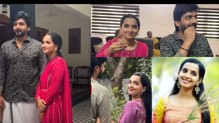 Malavika Krishnadas visit groom tejas house vlog video Malavika Krishnadas visit groom tejas house vlog video