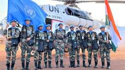 Video Largest contingent of Indian women peacekeepers reaches Abyei