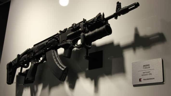 AK203 assault rifle manufacturing begins; first batch from Korwa plant expected by March AK203 assault rifle manufacturing begins; first batch from Korwa plant expected by March