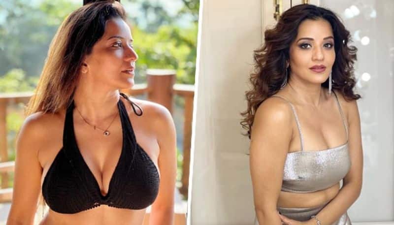 Monalisa Ki Bf Video Hd - HOT photos: Bhojpuri actress Monalisa looks SEXY in cleavage-revealing  black bikini; check out her latest post