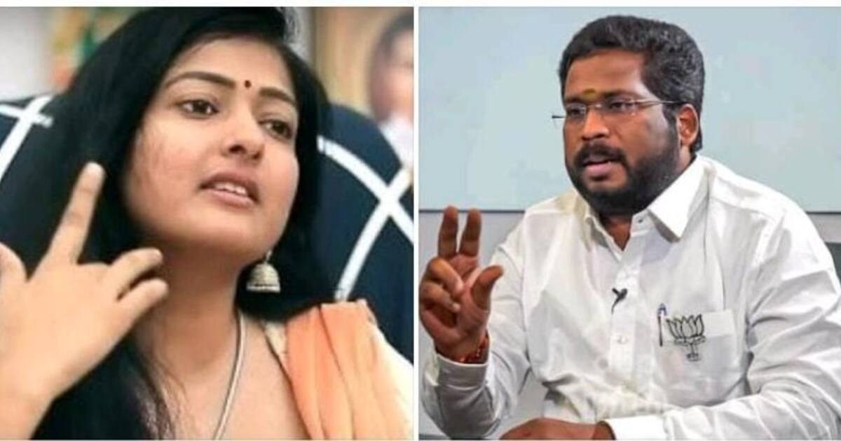 நான் ராஜினாமா செய்த அடியாள்.! நீ டிஸ்மிஸ் செய்யப்பட்ட பைத்தியம்.! டுவிட்டரில் மோதிக்கொள்ளும் சூர்யா-காயத்ரி 